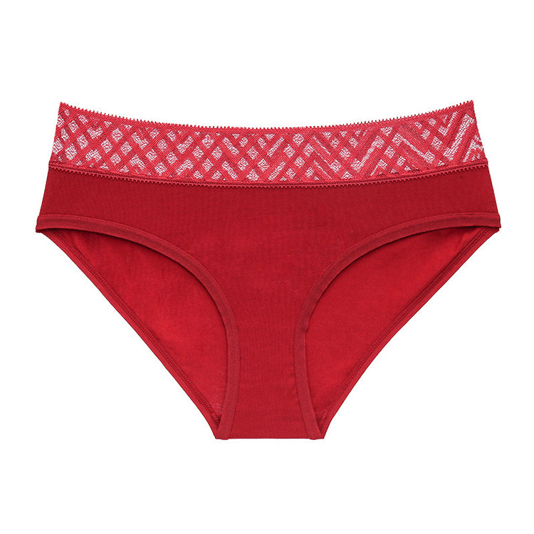 UNDERWEAR Medium and LOW-WAIST With Lace Trim - Swefashionstore