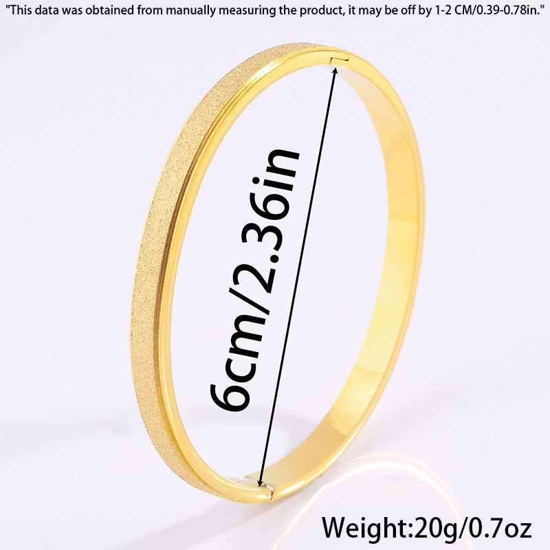Titanium Steel Bracelet Starry Frosted Jewelry - Swefashionstore