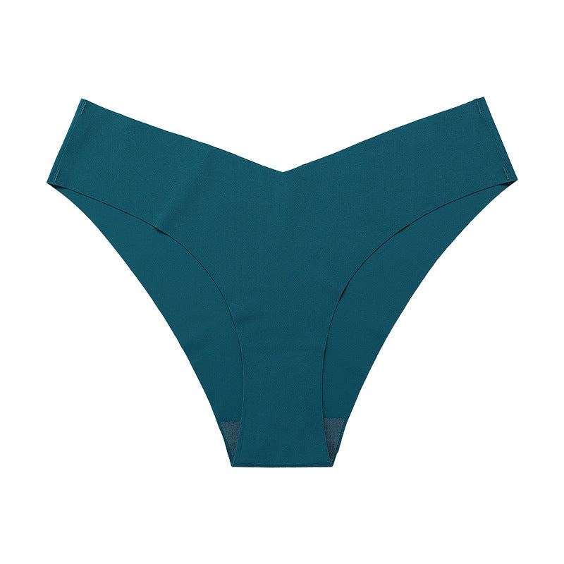 Seamless Ice Silk Underwear For Women With V-shaped Waistband - Swefashionstore