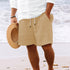 Stripe Print Shorts Summer Fashion Drawstring Sweatpants Casual Clothing For Men - Swefashionstore