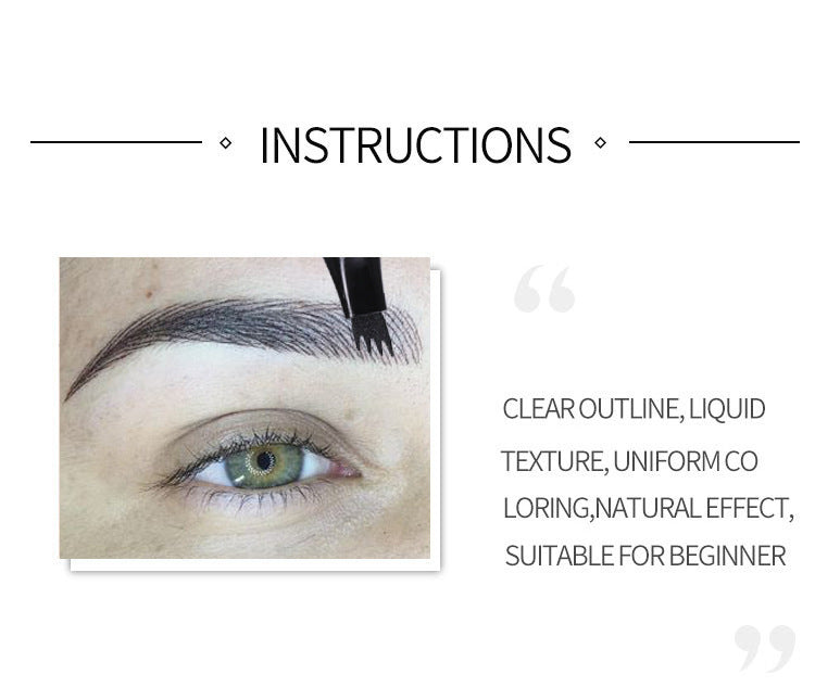Four-head Eyebrow Pencil Liquid Eyebrow Pencil Tattoo Eyebrow Pencil Eyebrow Pencil 4-head Eyebrow Pencil Four-jaw Eyebrow Pencil - Swefashionstore