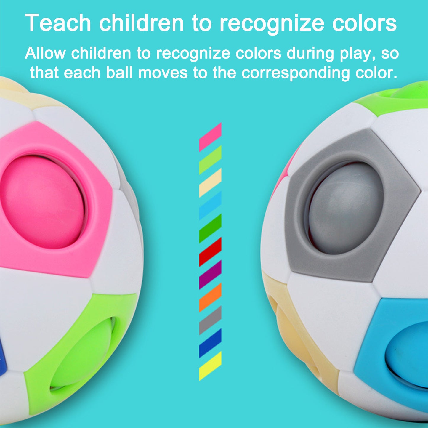 NEW High Elasticity And Fall Resistance PUZZLE Rainbow MAGIC CUBE TOYS