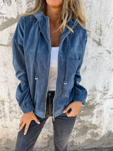 Hooded Zip-up Jacket With Pockets - Swefashionstore