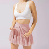 High Waist Dress With Anti-exposure Safety Pants - Swefashionstore