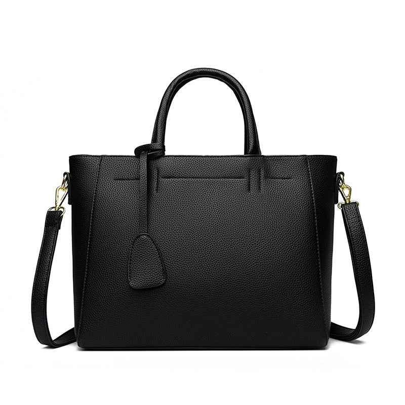 Soft Leather Tote Handbag Women&