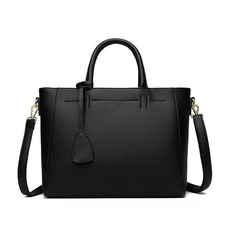 Soft Leather Tote Handbag Women&