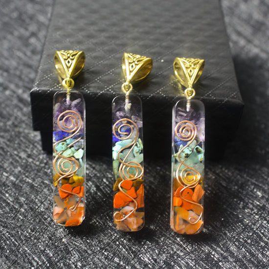 Gravel Seven Chakra Spirit Pendant - Swefashionstore
