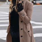 Autumn Winter New Woolen Coat Women&