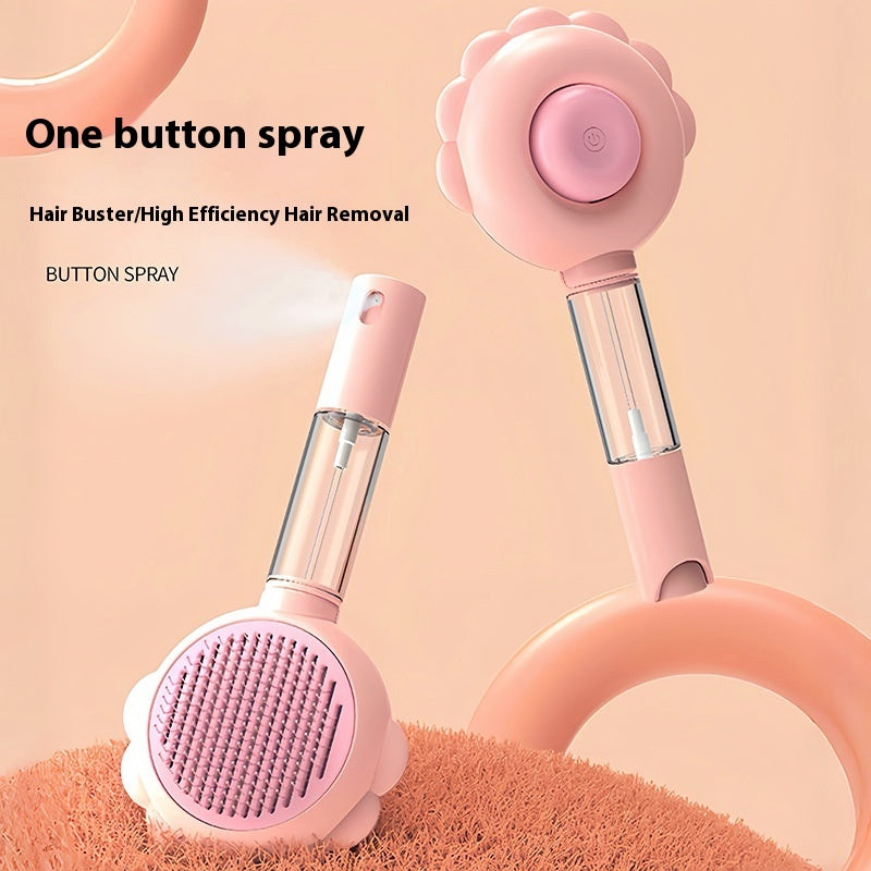 2 In 1 Self Cleaning Dog Brush