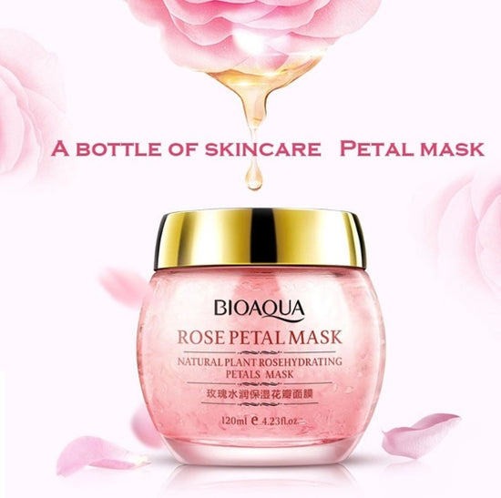 BIOAQUA Rose Petal Mask - Overnight Skin Care Sleep Mask for Radiant Skin - Swefashionstore
