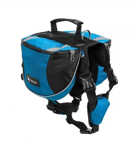 Haustiergeschirr Outdoor mit Rucksack