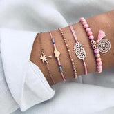 BESTSELLER BEAD Chain Bracelet SET Anklet - Swefashionstore
