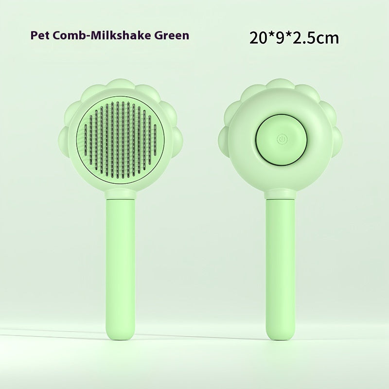 2 In 1 Self Cleaning Dog Brush