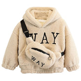 CARTOON Cashmere Jacket With Hat Long SLEEVE - Swefashionstore