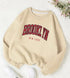 Personality Trend Printed Crew Neck Sweatshirt Women - Swefashionstore
