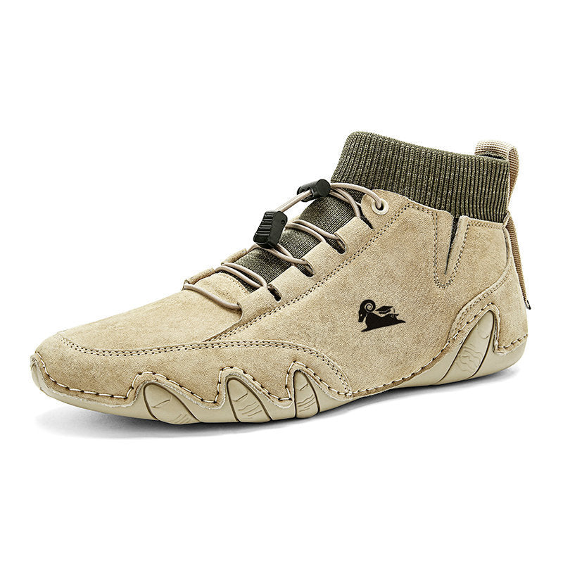 Fleecegefütterte handgemachte Baumwollschuhe Herren