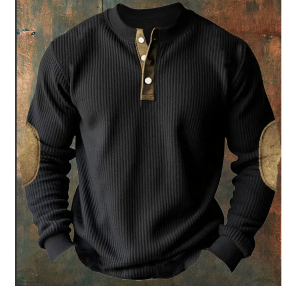 Men's FASHION High-grade Casual Long Sleeve Top
