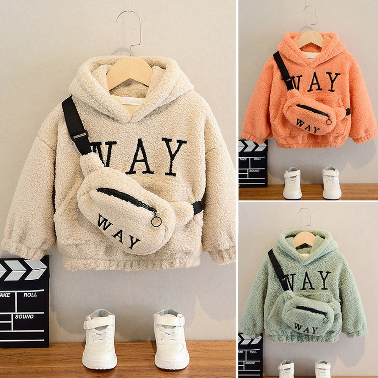 CARTOON Cashmere Jacket With Hat Long SLEEVE - Swefashionstore