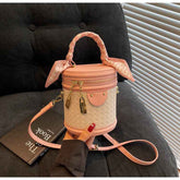 High-grade Stitching Fashion Rhombus Trendy Casual Simple Shoulder Messenger Bag