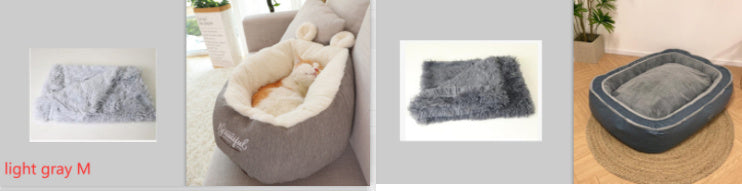Pet Dog Bed Warming Soft Sleeping Bag Cushion Puppy Kennel - Swefashionstore
