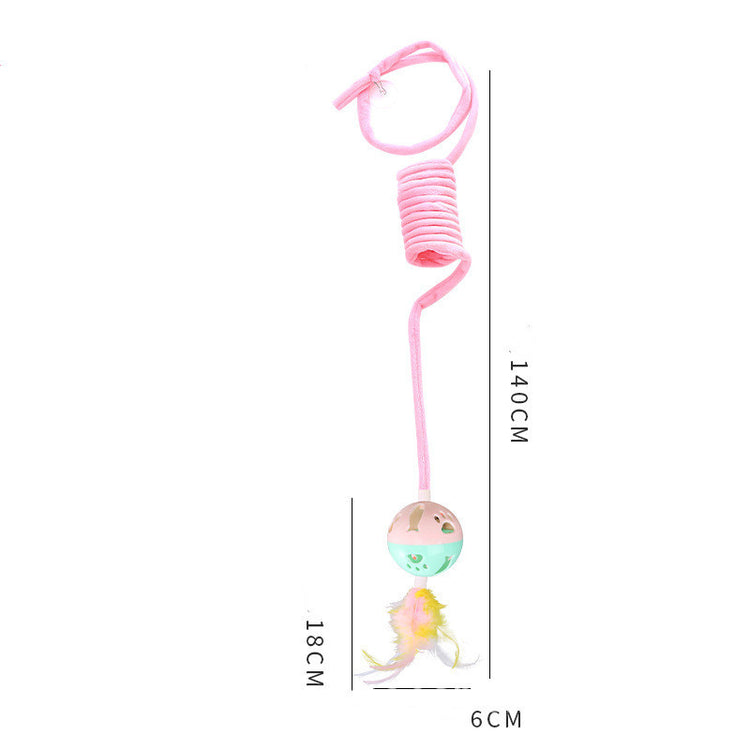 Cat Toy Self-Hi Sucker Spring Rabbit - Swefashionstore