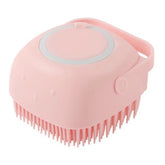 Silicone Dog Bath Massage Gloves Brush Pet Cat Bathroom Cleaning Tool Comb Brush For Dog Can Pour Shampoo Dog Grooming Supplies - Swefashionstore