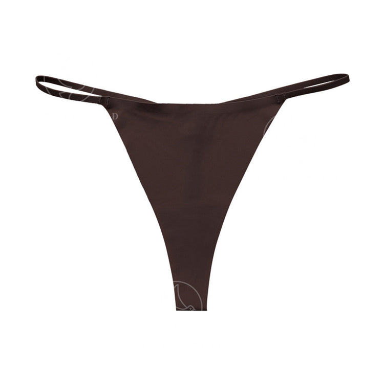 Seamless Thin Belt Buckle T-shaped Panties T-string For Women Underwear - Swefashionstore