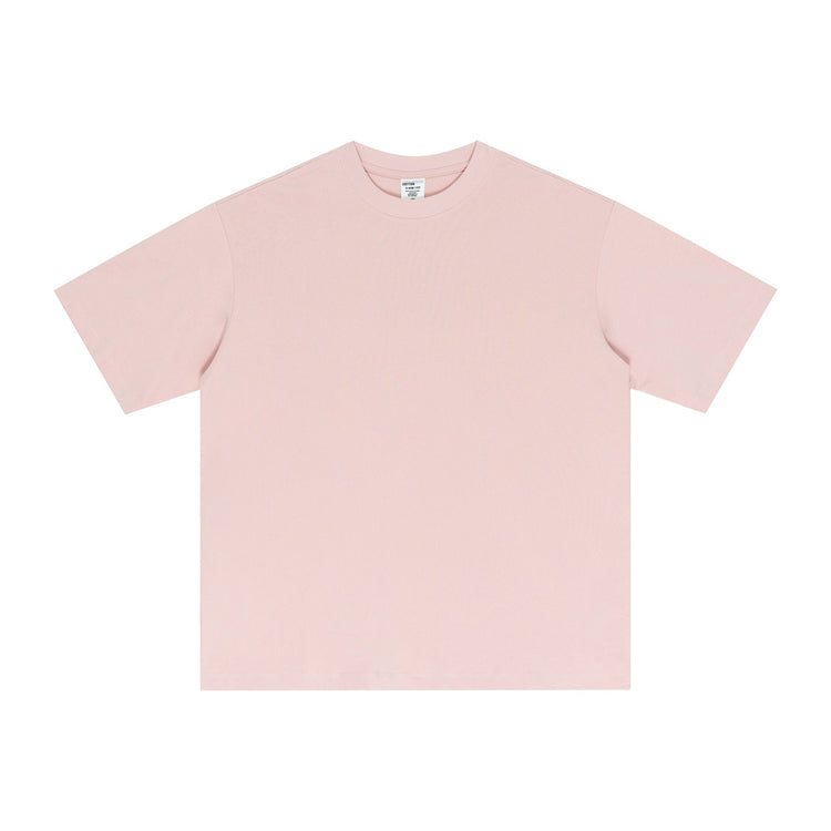 Street Long-staple Cotton Solid Color Short Sleeve - Swefashionstore