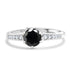 S925 Sterling Silver Moissanite Luxury Four-claw Couple Ring - Swefashionstore