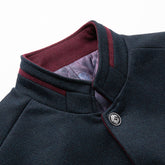 Business Stand Collar Woolen Coat - Swefashionstore