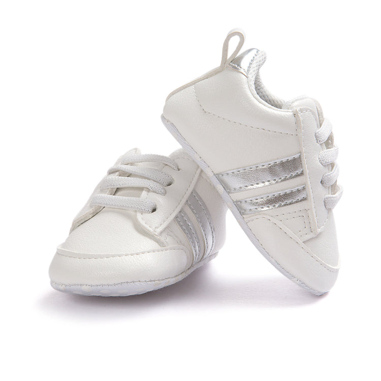 Baby Boy Girl Moccasins Shoes Infant PU Leather Non-slip Soft Newborn Sneakers - Swefashionstore