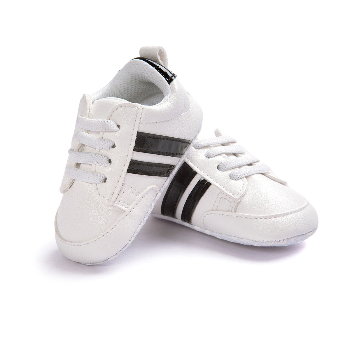 Baby Boy Girl Moccasins Shoes Infant PU Leather Non-slip Soft Newborn Sneakers - Swefashionstore