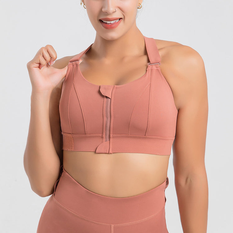 Front Zipper Seamless Push Up Bras For Wome Lingerie Wireless Sleep Underwear Sport Active Women Bra - Swefashionstore