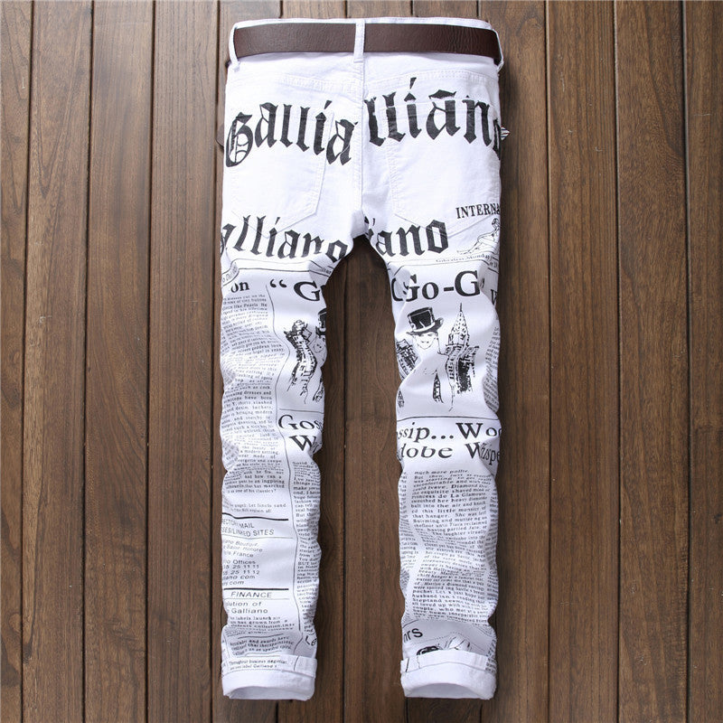 NEW FASHION Newspaper jeans 