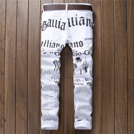 NEW FASHION Newspaper jeans - Swefashionstore