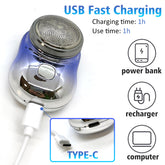 Mini Portable Face Cordless Shavers Rechargeable USB - Swefashionstore