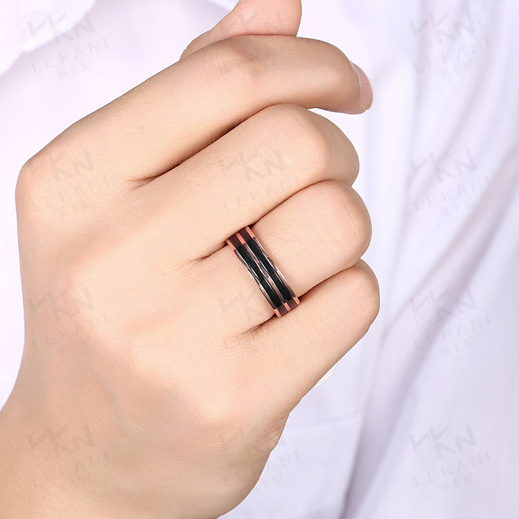 Titanium Jewelry Supply man ring - Swefashionstore