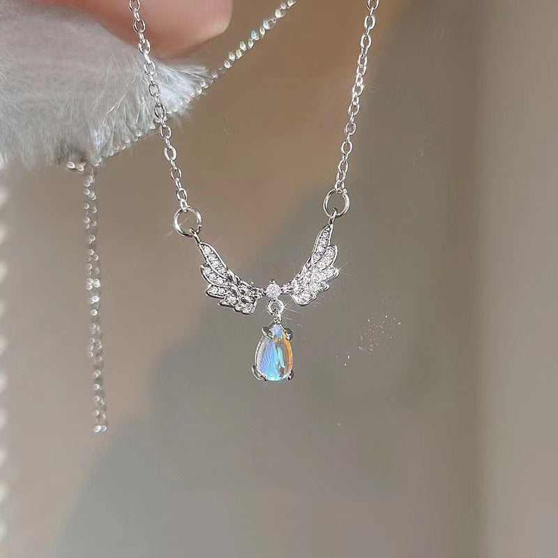 Vintage Gothic Angel Wings Necklace