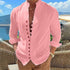 Retro Button Design Long-sleeved Shirt - Swefashionstore