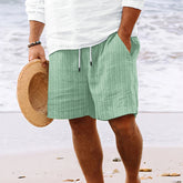 Stripe Print Shorts Summer Fashion Drawstring Sweatpants Casual Clothing For Men - Swefashionstore