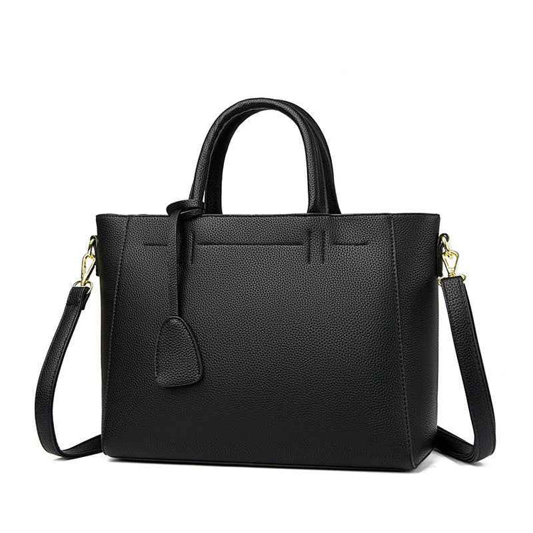 Soft Leather Tote Handbag Women&