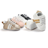 Baby Boy Girl Moccasins Shoes Infant PU Leather Non-slip Soft Newborn Sneakers - Swefashionstore