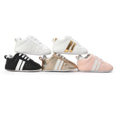 Baby Boy Girl Moccasins Shoes Infant PU Leather Non-slip Soft Newborn Sneakers - Swefashionstore