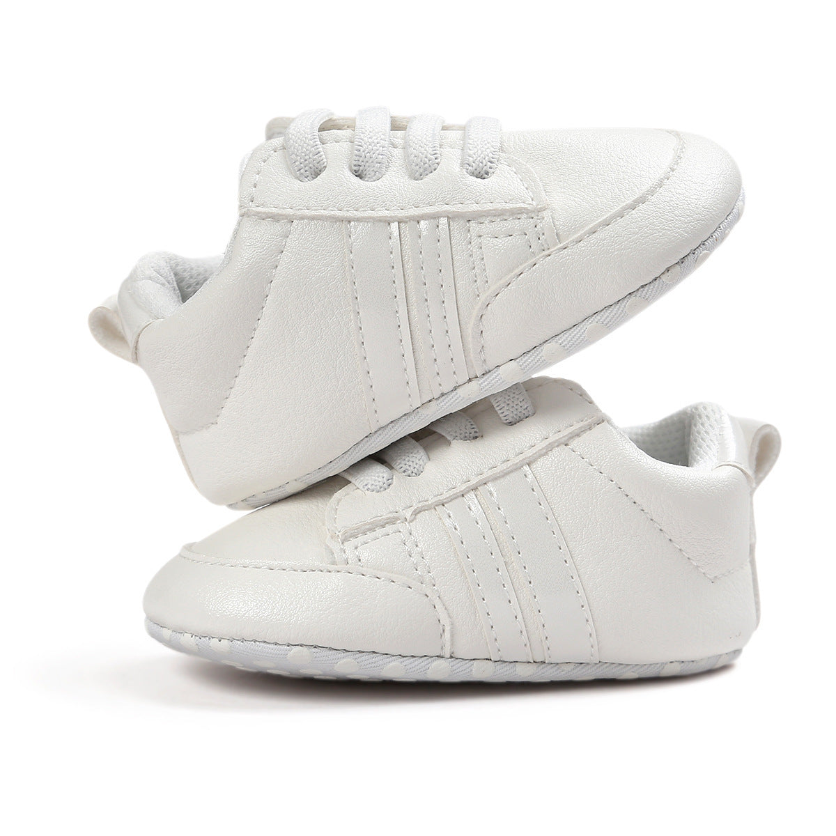 Baby Boy Girl Moccasins Shoes Infant PU Leather Non-slip Soft Newborn Sneakers - Swefashionstore
