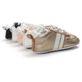 Baby Boy Girl Moccasins Shoes Infant PU Leather Non-slip Soft Newborn Sneakers - Swefashionstore