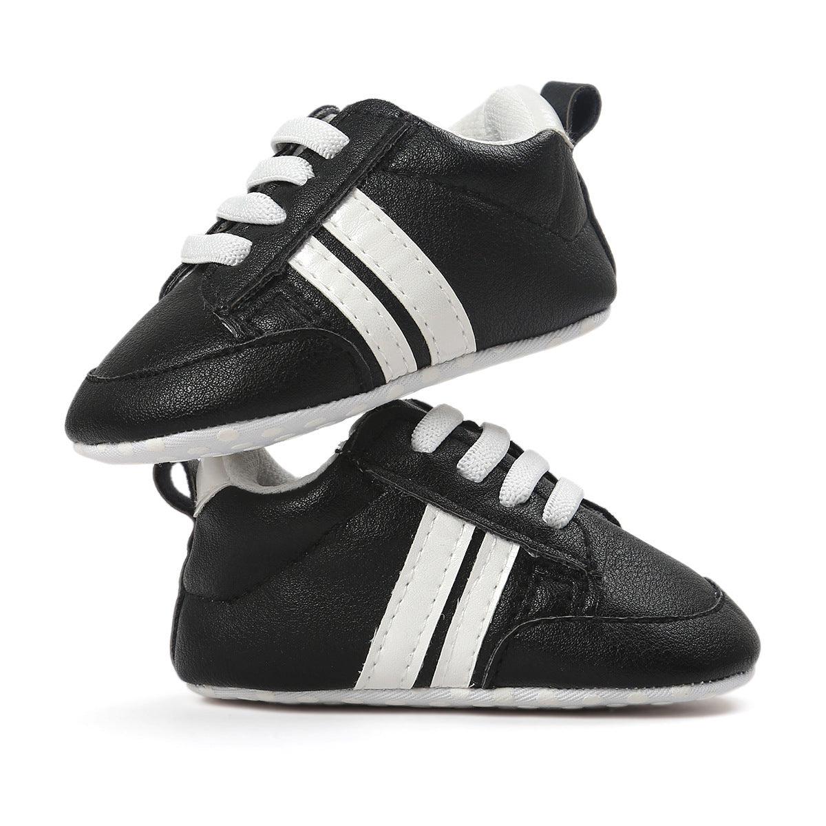 Baby Boy Girl Moccasins Shoes Infant PU Leather Non-slip Soft Newborn Sneakers - Swefashionstore