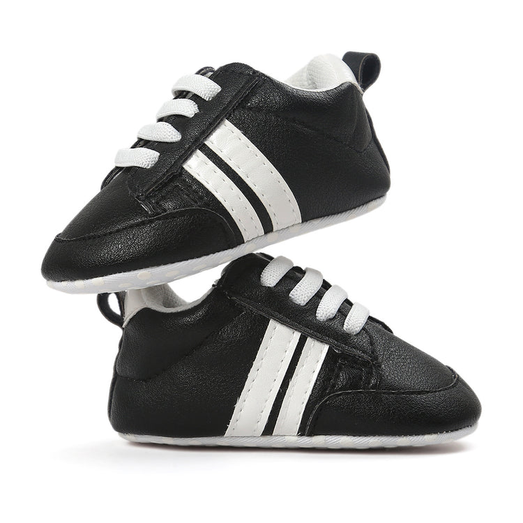 Baby Boy Girl Moccasins Shoes Infant PU Leather Non-slip Soft Newborn Sneakers - Swefashionstore