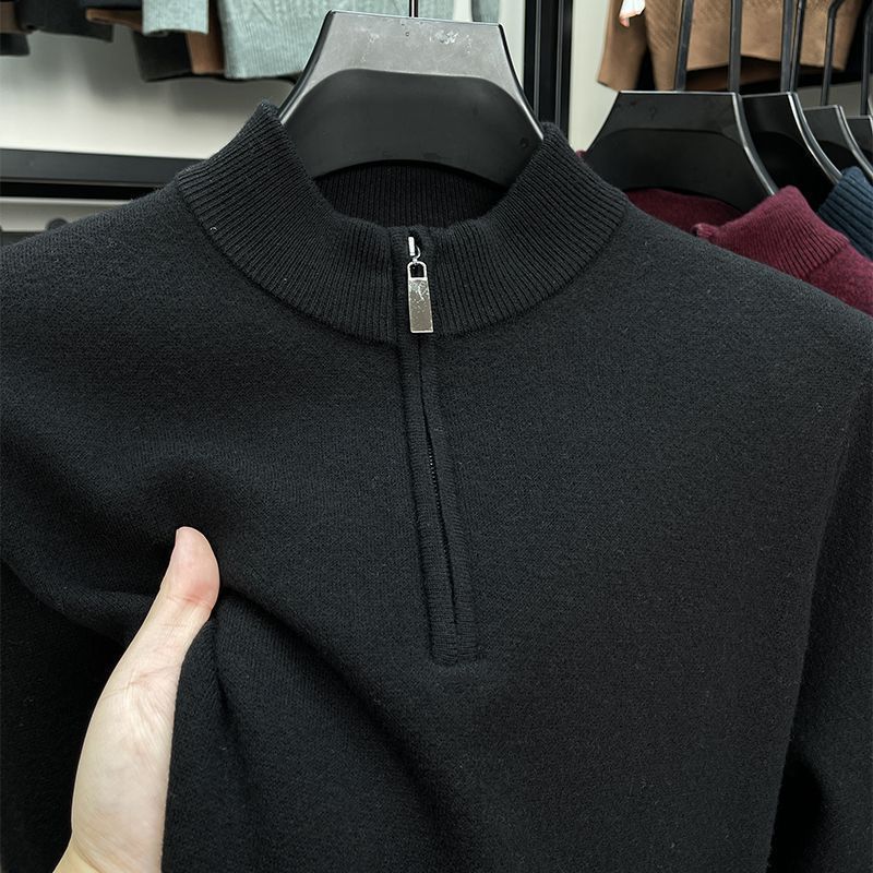 Casual Half Zipper Thermal Knitwear Coat - Swefashionstore