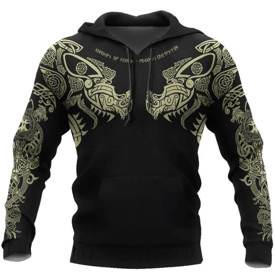 New Viking Tattoo D Printed Men hoodies Harajuku Fashion - Swefashionstore