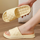 Home Slippers With Plaid Design - Swefashionstore